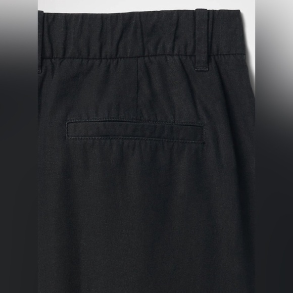 NWT! GAP Black 365 High Rise Linen-Blend Trousers - Multiple 🔹 - Picture 4 of 12